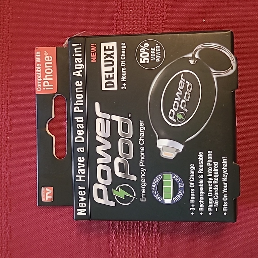 Power pod phone charger
